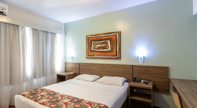 Четырёхместный семейный номер Standard Eko Residence Hotel - próximo a Santa Casa e Auditório Araujo Vianna