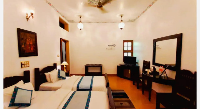 Трёхместный номер Deluxe Hotel Pleasant Haveli