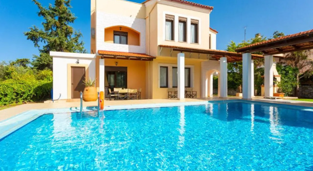 Вилла Villa Kefalas Large Private Pool AC WiFi
