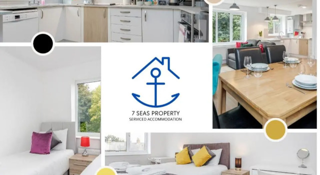 Апартаменты Luxury Two Bedroom by 7 Seas Property Serviced Accommodation Maidenhead with Parking
