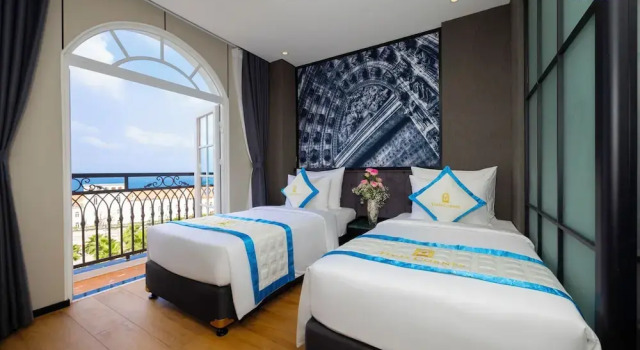 Двухместный номер Standard с видом на океан Times Corner Amalfi Hotel