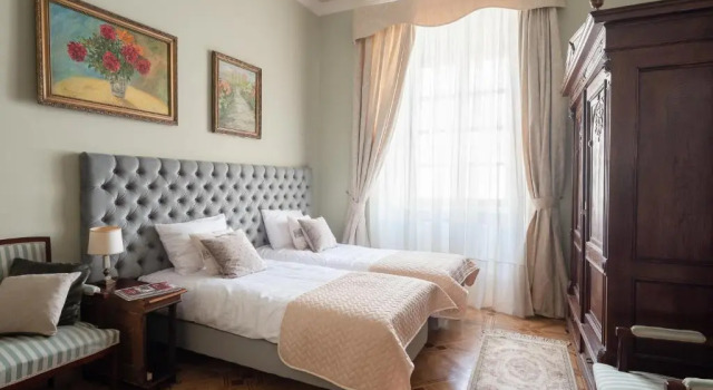 Люкс Deluxe с красивым видом из окна Apartamenty Kamienica Muzyków Old Town Lublin