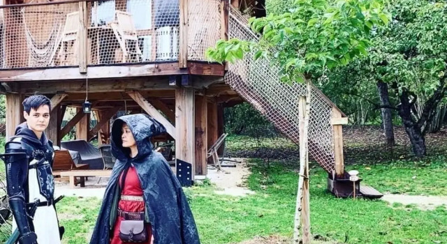 Номер Standard с 2 комнатами с балконом и с видом на окрестности Ecolodge Beauregard