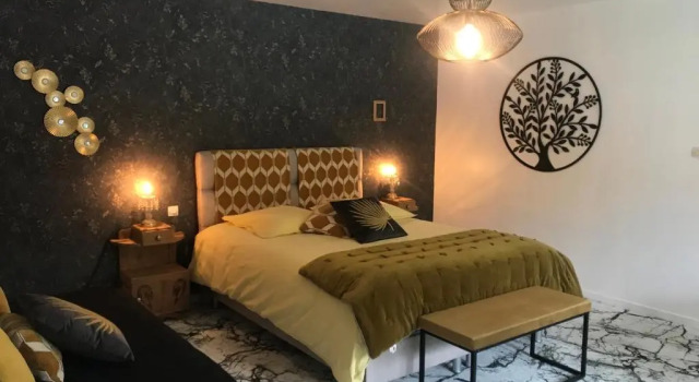 Двухместный номер Standard с видом на бассейн Chambres DHotes LAtipic