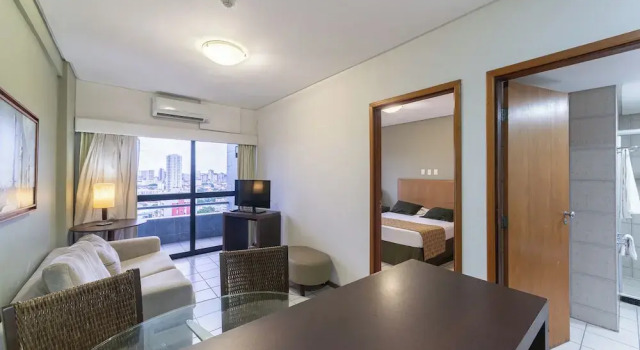 Апартаменты Flat na Ilha do Leite, Recife 1 quarto. Conforto e Excelente localização OTH1603