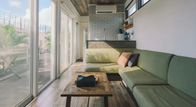 Вилла с балконом BLANC MIYAKOJIMA 旧RuGu Glamping Resort