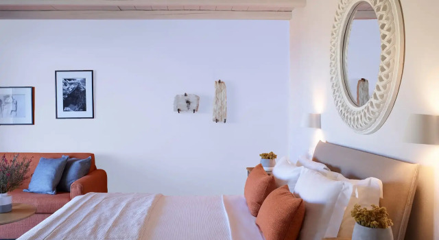 Двухместный номер Premium с видом на море Aeolis Tinos Suites