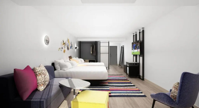 Четырёхместный номер Standard Aloft by Marriott Ocean City
