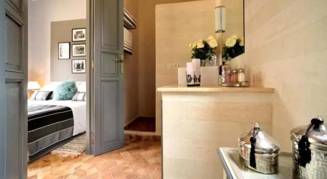 Bahçe manzaralı Süper çift kişilik oda Villa Dinari