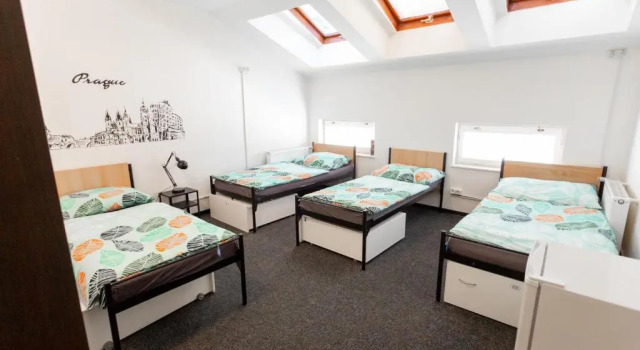 Łóżko w pokoju wieloosobowym Thai Sun Hostel