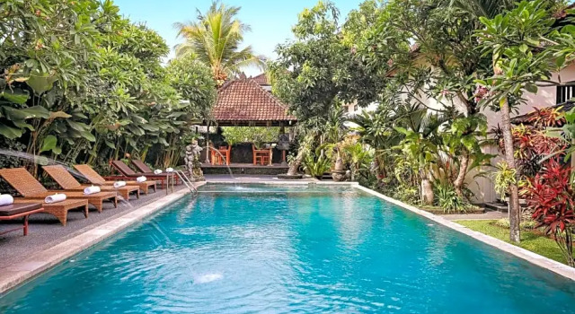 Двухместный номер Standard с балконом и с красивым видом из окна Ubud View Bungalow