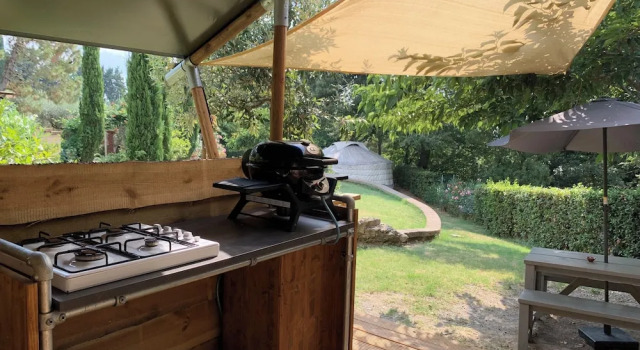 Кровать в общем номере Agriturismo Fattoria La Prugnola