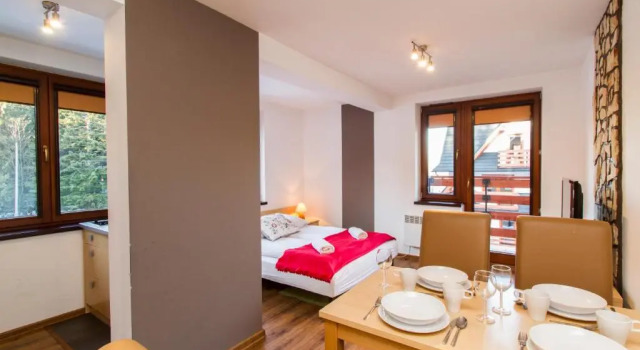 Апартаменты c 1 комнатой udanypobyt Apartamenty Przy Dolinach E i F