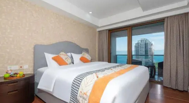 Люкс Дуплекс с 2 комнатами с балконом и с видом на море Sanya Haiyun Island Homestay (Banshan Peninsula Branch)
