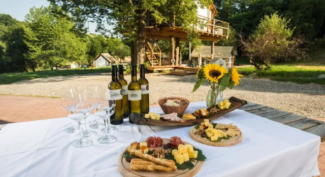 Коттедж Luxury Chateau Ramšak, vineyard glamping resort