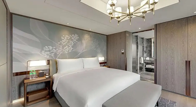 Двухместный люкс Deluxe c 1 комнатой с балконом DoubleTree by Hilton Taipei Zhongshan