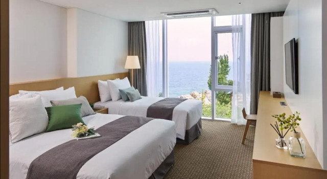 Двухместный номер Deluxe с видом на море Naksan Beach Hotel