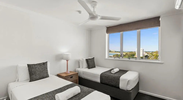Номер Standard с 3 комнатами с балконом и с видом на океан Newport Mooloolaba Apartments