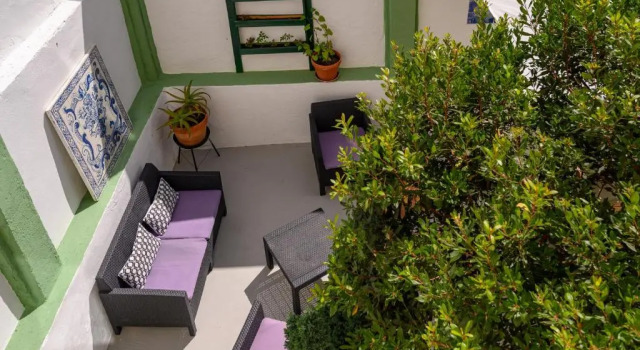 Четырёхместный номер Standard Terrace Lisbon Hostel
