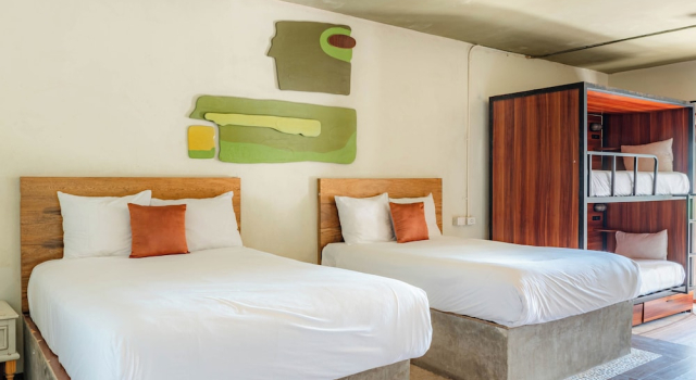 Четырёхместный номер Superior с балконом и с частичным видом на океан Mía Tulum Beachfront Resort - Ocean View Suites and Beach Club