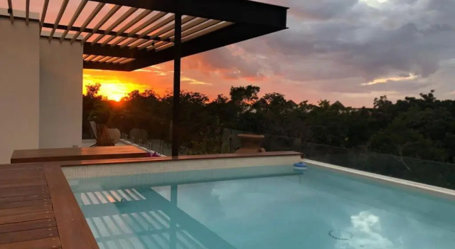 Апартаменты BÄAK- PH5A- K'IIN Nah PENTHOUSE Private ROOFTOP Pool Chef