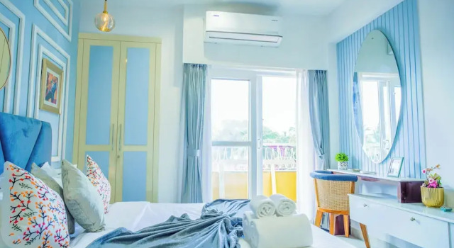 Alaya Stays Veera Marina 2BHK, Prenota Appartamento Candolim 