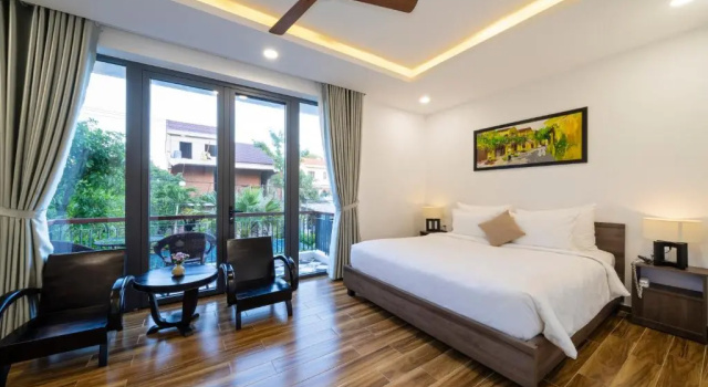 Двухместный номер Deluxe с балконом The Nam An Villa Hoi An
