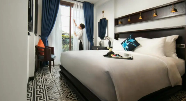 Двухместный номер Deluxe с балконом Carillon Boutique Hotel