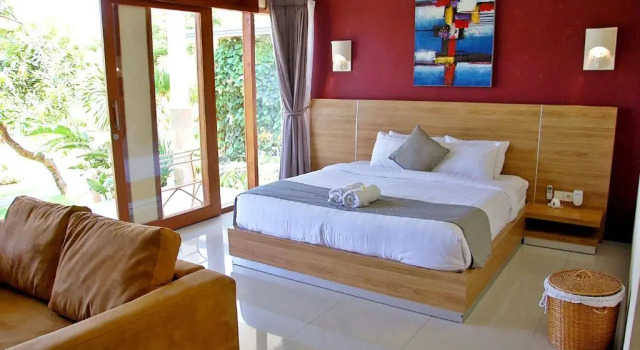 Двухместное бунгало с видом на сад Bali Dive Resort and Spa