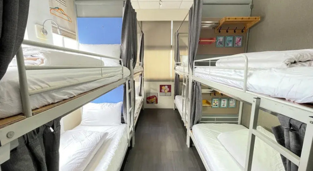 (camerata maschile) letto in camerata Easymind Guesthouse Taipei Main Station