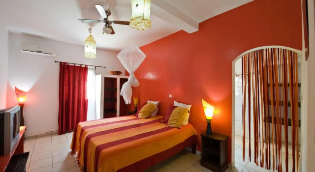 Habitación doble Estándar con vista al jardín La Maison Abaka