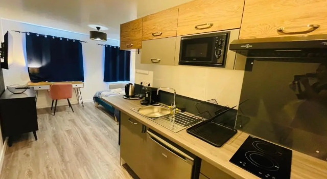 Апартаменты Studio 2 spacieux et lumineux à la gare de Lorient