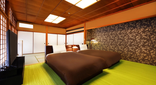 Люкс с красивым видом из окна OkutsuHotSpa IkedayaKajikaen