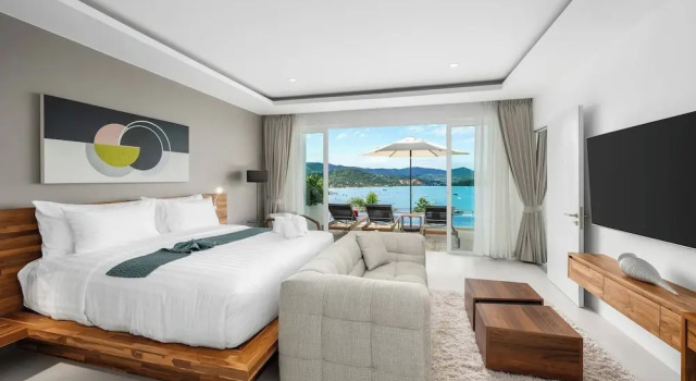 Апартаменты Luxury Sea View Apartment AB at Unique Residences