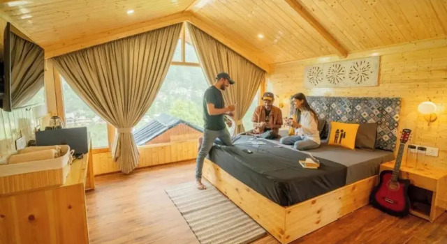 Номер Superior The Hosteller Old Manali, Manu Temple