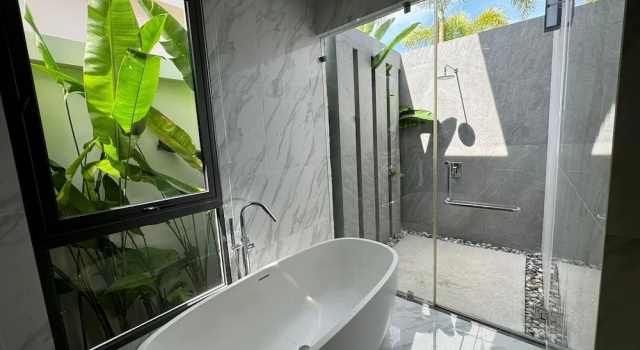 Вилла Deluxe с 3 комнатами с видом на бассейн Luxury Breeze Villa with private pool & maid