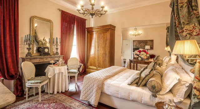 Номер Deluxe с балконом и с красивым видом из окна Duchessa Margherita Chateaux & Hotels