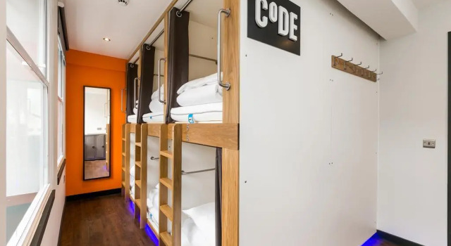 Кровать в общем номере CODE - The Loft, Edinburgh