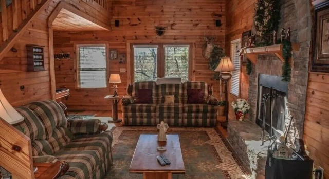 Mountain Rivers Lodge, Rezerwuj Dom wakacyjny Mineral Bluff Georgia