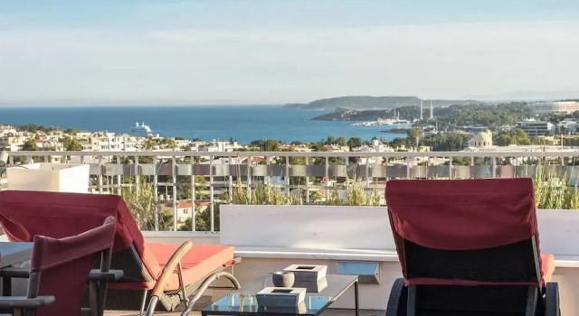 Sea View Apartment with Hot Tub & Sauna, Забронировать Апартаменты/квартира Апартаменты Вульягмени, Апартаменты/квартира