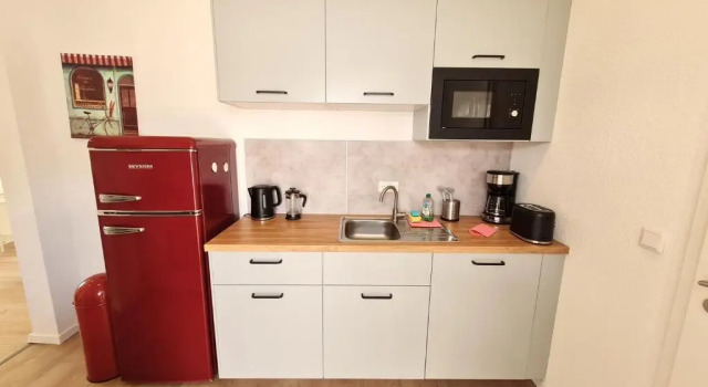 Апартаменты Burgunder helle und geräumige Ferienwohnung