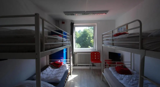 Кровать в общем номере Flensbed Hotel & Hostel