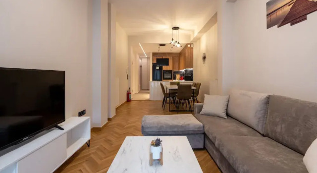 Апартаменты Deluxe с 2 комнатами с балконом Athens Hippest Apartment
