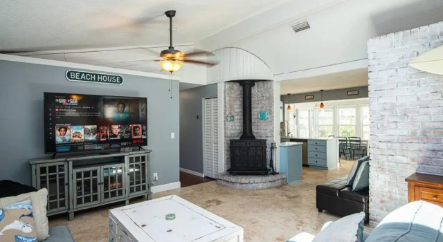 Beach House With Private Heated Pool Close To Mayo, Забронировать Отель Джексонвилл-Бич Jacksonville Coast, рядом с Заповедник Крадл-Крик