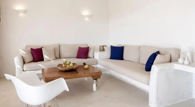 Luxury Naxos Villas Grande Suite Air Conditioning Outdoor Pool 1 Bedroom Stelida