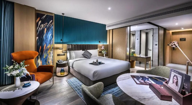Двухместный номер Stylish с видом на реку Elegant Hotel Guangzhou Zhujiang New Town Canton Tower