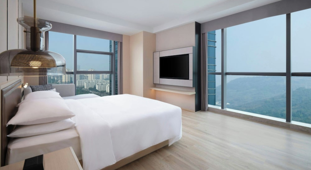 Люкс c 1 комнатой с видом на горы Courtyard by Marriott Chongqing Jiangjin