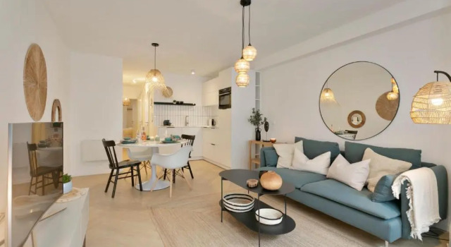 Апартаменты Beautiful 4 persons apartment at 50 meters from the beach in 't Zoute in Knokke
