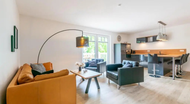 Апартаменты Strandvilla Meeresblick Wohnung 01