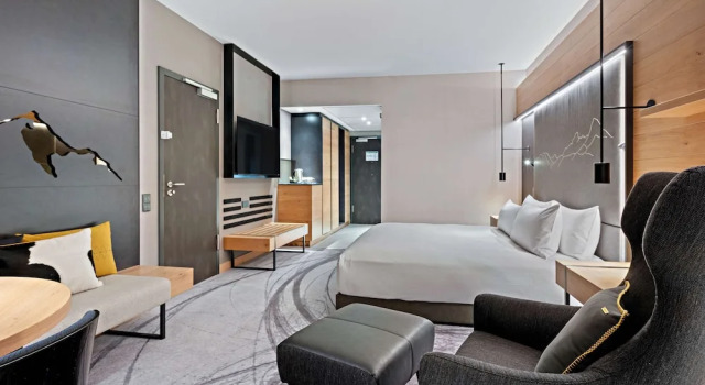Двухместный номер для гостей с ограниченными возможностями Hilton Munich Airport